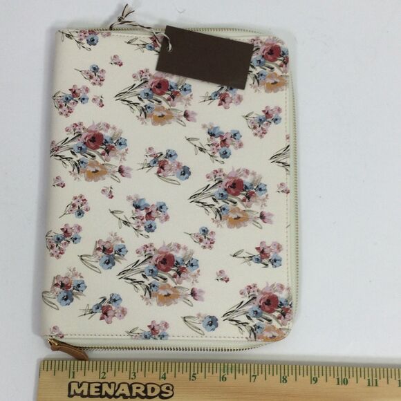 Matilda Jane On The Go Vegan Floral Zip Tablet Tech Organizer Travel Case New - Picture 3 of 11